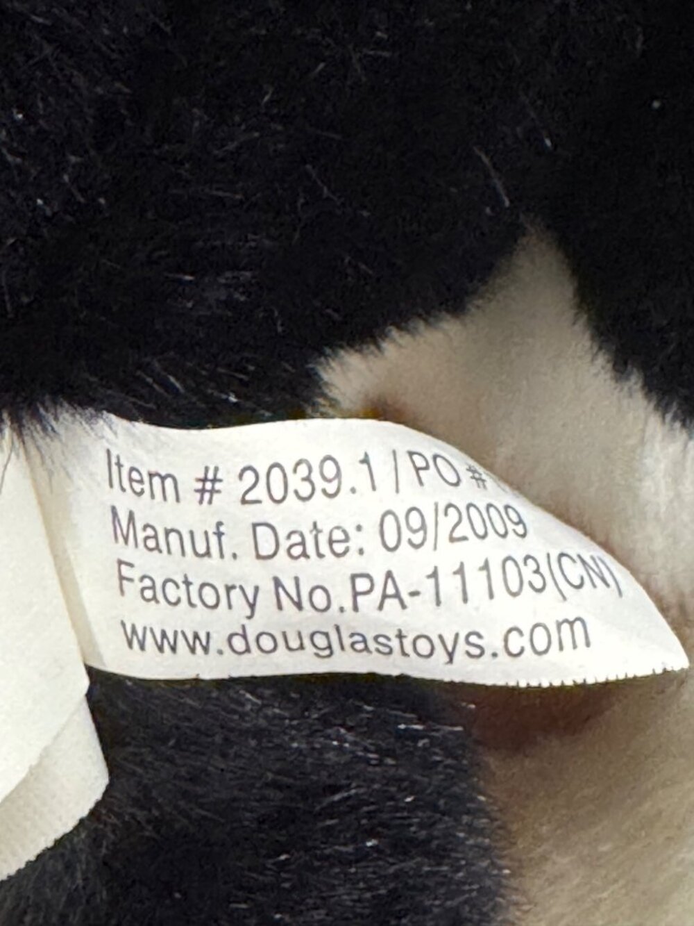 Douglas Cuddle Toy Willem Boston Terrier 2039 16” Rare Retired - Eye/Nose - Picture 6 of 10
